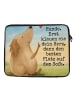 Mr. & Mrs. Panda Notebook Tasche Hund Liebe Design mit Spruch in Weiß