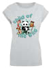 F4NT4STIC T-Shirt Heroes of Childhood Tao Tao Child Of The Wild in grau meliert