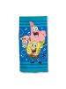 COFI 1453 Spongebob Schwammkopf Strandtuch 70x140 cm leicht und schnelltrocknend in Blau