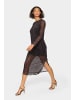 SAINT TROPEZ Kleid ZulvirSZ Fitted in Chocolate Brown Leopard