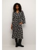 Kaffe Kleid KAamber Regular fit in Black/Turtledove Flower Print