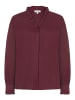 More & More elegante, feminine Bluse, Rüschenkragen in pomegranate red