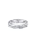 Elli Ring 925 Sterling Silber Ring Set in Silber