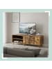 relaxdays TV-Lowboard in Braun - (B)140 x (H)50 x (T)40 cm