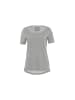 DAILY'S Rundhals T-Shirt in grau