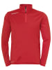 uhlsport  1/4 ZIP TOP ESSENTIAL in rot/weiß