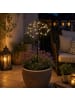 MARELIDA LED Solar Gartenstecker Sonnenschirm H: 69cm in schwarz