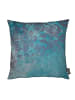 Juniqe Kissen "Grunge Damask" in Blau & Grau