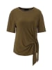 Aniston SELECTED Rundhalsshirt in senfgrün
