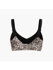 CFAB Bügelloser Push-Up-BH in Leopard