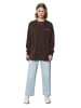 Marc O'Polo DENIM Sweatshirt oversize in dark chocolate