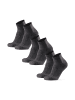 DANISH ENDURANCE Wandersocken Light Hiking Low-Cut in grau
