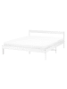 Beliani Doppelbett MADONE in Weiß - (W) 145 x (H) 65 x (L) 205 cm