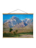 WALLART Stoffbild - A. Bierstadt - Camp Independence in Creme-Beige