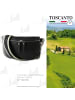 Toscanto Leder Gürteltasche Toscanto Tasche schwarz, mehrfarbig ca. 25cm