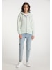 myMo Sweatjacke in Mint Melange