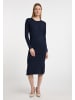 DreiMaster Klassik Damen Strickkleid in Marine