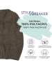 styleBREAKER Strick Beanie Mütze in Grau