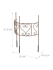relaxdays 4 x Staudenhalter in Braun - (B)31 x (H)41,5