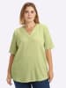 sheego Halbarm-Bluse in pistazie