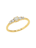 Amor Ring Silber 925, gelbvergoldet in Gold