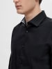 Selected Langarm FreizeitHemd für Herren in schwarz
