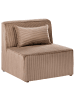 Beliani Sofaelement LEMVIG in Beige - (W) 83 x (H) 78 x (L) 83 cm