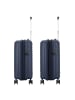 D&N Travel Line 4500 4 Rollen Kabinentrolley S 55 cm mit Dehnfalte darkblue
