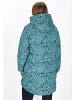myMo Women Coat in turquoise multicolor