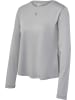 Hummel Sportshirt "Hmlmt Fri Mesh T-Shirt L/S" in Grau