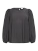 KAFFE curve Langarm-Bluse KCviva Regular fit in Black Oyster