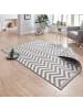 NORTHRUGS In- & Outdoor Wendeteppich Palma Grau Creme