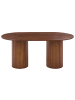 Beliani Esszimmertisch SHERIDAN in Braun - (W) 100 x (H) 76 x (L) 180 cm