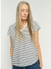 Mos Mosh T-Shirt MMKala in ecru marine