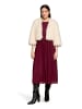 Vera Mont Kunstfell-Jacke mit Rundhalsausschnitt in Champagne Sorbet