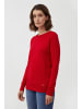 Finn Flare Rundhalspullover Basic in red