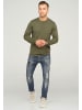 Jack & Jones Strickpullover - JORLIAM KNIT CREW NECK in Dusty Olive