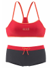 H.I.S Bustier-Bikini in grau-orange