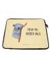 Mr. & Mrs. Panda Laptoptasche Koalabär mit Spruch in Gelb Pastell