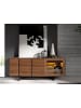 Angel Cerdá Anrichte 3218 in Walnuss / Schwarz – (B)180 x (H)76 x (T)60 cm
