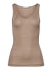 Hanro Top Woolen Silk in Taupe