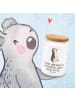 Mr. & Mrs. Panda Frischhaltedose Pinguin mHerzieren mit Spruch in Weiß