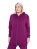 Ulla Popken Sweatjacke in beerenpink