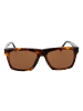Web Männer Sonnenbrille Quadratisch Braun