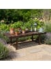 relaxdays Gartenbank in Braun - (B)110 x (H)35 x (T)38 cm