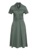 Queen Kerosin Queen Kerosin Workwear Swingkleid in green