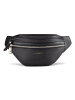 Lazarotti Bologna Leather Double-Zip Gürteltasche Crossbody Leder 25 cm black