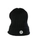 CASH-MERE.CH Bio Rib Mütze in Dunkel Anthrazit