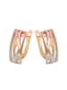 faina Women Huggie Earrings in Rose Gold