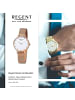 Regent Analog-Armbanduhr Regent Metallarmband rosegold mittel (ca. 32mm)